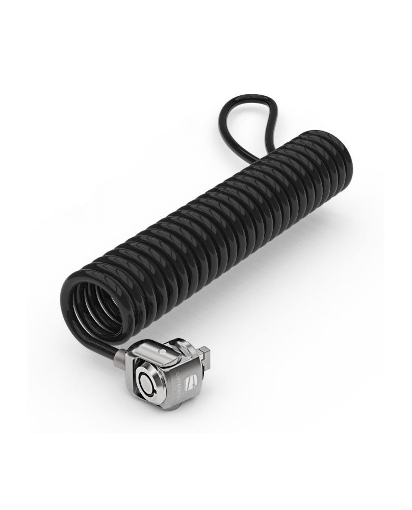 Universal Security Keyed Coiled Cable Lock